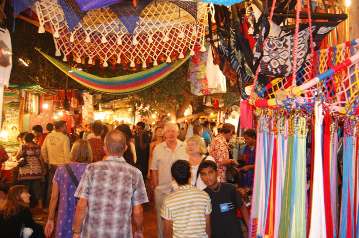 Flea Market In Arpora, Goa